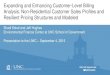 Expanding and Enhancing Customer-Level...Expanding and Enhancing Customer-Level Billing Analysis: Non-Residential Customer Sales Profiles and Resilient Pricing Structures and Modeled