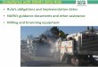 Compliance with OSHA’s Silica Rule Marks...•Rule’s obligations and implementation dates • NAPA’s guidance documents and other assistance • Milling and brooming equipment