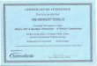 CERTIFICATE OF ATTENDANCE This is to certify that Attended ... · CERTIFICATE OF ATTENDANCE This is to certify that Attended the hands on course Rotary Nit/' Rea/Sea/ Obturation -