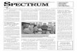Nov. 30 Spectrum · 2018-03-26 · 2 SPECTRUM FRIDAY, NOVEMBER 30, 2001 A CTIVITIES EVENTS BULLETINS SEMINARS Binmore to present Buchanan lectures Ken G. Binmore director of the Center