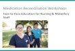 Medication Reconciliation Workshops€¦ · Medication Reconciliation Workshops Face-to-Face Education for Nursing & Midwifery Staff. ... - Nursing home or hostel medication chart/s