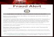 Fraud Alert - DOL UI Fraud Alert.pdf¢  UNEMPLOYMENT INSURANCE FRAUD ALERT This is a Fraud Alert from