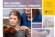 BSc (HONS) School of Clinical Therapies OCCUPATIONAL ...€¦ · BSc (HONS) OCCUPATIONAL THERAPY (OT) Department of Occupational Science and Occupational Therapy was established in