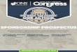 SponSorship Prospectus - ONS Congress 2020€¦ · SponSorship Prospectus We expect more than 4,000 oncology nurses to attend the ONS 43rd Annual Congress. Make your plans now to