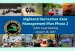 Highland Recreation Area Management Plan Phase 2...Park Improvement- Recreation Passport Fees, 20% . Park Improvement- Camping Fees, 41% . Park Improvement- Non-resident Motor Vehicle