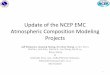 Update of the NCEP EMC Atmospheric Composition Modeling Projects · 2018-10-04 · Update of the NCEP EMC Atmospheric Composition Modeling Projects. Jeff McQueen, Jianping Huang,