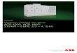 Product brochure Medium voltage AC drive ACS 1000, ACS ... · ABB offers an open communication strategy, enabling con-nection to higher-level process controllers. The ACS 1000 and