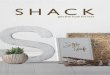 BRAND / LOGO - Shack · BRAND / LOGO BRAND / LOGO BEAUTIFUL PIECES AT BEAUTIFUL PRICES STYLE GUIDE - 2 MASTER LOGO The SHACK master logo is a simple wordmark that incorporates “get