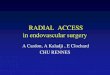 RADIAL ACCESS in endovascular surgerycacvsarchives.org/archivesite/2013/pdf/presentations2013/13h30 Pr… · why radial access • CI of femoral Access • Less entry site complications