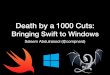 Death by a 1000 Cuts - LLVM...• Core Libraries (libdispatch, Foundation, XCTest) • Debugger (lldb) • Developer Tools (SourceKit-LSP, swift-package-manager) The Tortoise & The