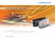 INDUSTRIAL RELAYS - Omron...INDUSTRIAL RELAYS Quality relays for every industrial application 2 There’s more to Omron relays than meets the eye… Although relays are often viewed