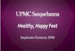 Healthy, Happy Feet · Healthy, Happy Feet ... DPM . Foot Fact •The human foot has 28 bones (though some people have more or less), 33 joints, and more than 100 tendons, muscles,