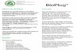 Distributed by: 972-429-1719 …...Distributed by: The Green Chemical Store, Inc. Dallas, TX 972-429-1719 BioPlug® Formulas Bioremediation is the process of utilizing natural organisms,