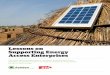 Lessons on Supporting Energy Access Enterprises · Lessons on Supporting Energy Access Enterprises 1 Barefoot Power Barefoot Power is rolling out a wide range of affordable solar