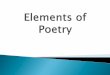 –a poem’s shape · 2015-02-09 · Form –a poem’s shape the way the words and lines are laid out on the page. Stanzas –a group lines in a poem (like a paragraph) Each stanza