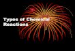 Types of Chemical Reactions - Mrs. Witt-Thomas's Sitewittscience.weebly.com/uploads/3/7/8/7/3787688/rxns_ppt.pdf · Synthesis Reactions A + B AB The word “synthesize” means to