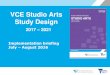VCE Studio Arts Study Design 2017-2021derrinallump12visualarts.weebly.com/uploads/3/7/1/7/... · 2018-09-10 · VCE Studio Arts Study Design •Teachers should thoroughly familiarise