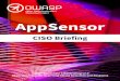 AppSensor - OWASP · AppSensor greatly increases the visibility of suspicious events and actual attacks. This can provide additional information assurance benefits such as lowered
