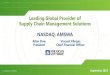 Leading Global Provider of Supply Chain …...© 2019 American Software | Proprietary & Confidential Supply Chain Software Overview 48+ Years as a Best-of-Breed Provider of Supply