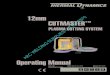 12mm CUTMASTER - Arc Welding€¦ · PLASMA ARC RAYS Plasma Arc Rays can injure your eyes and burn your skin. The plasma arc process produces very bright ultra violet and infra red