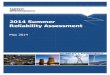 2014 Summer Reliability Assessment - Assessments DL/ ¢  The 2014 Summer Reliability Assessment