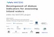 Development of diatom indicators for assessing inland waters · Development of diatom indicators for assessing inland waters Hafok AB Coordinated by: Funded by: ... Development of