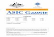 Published by ASIC ASIC Gazette · 2010-10-18 · ASIC GAZETTE Commonwealth of Australia Gazette A090/10, Tuesday, 19 October 2010 Company/Scheme deregistrations Page 42 of 78= Name