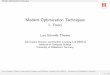 Modern Optimization Techniques - Universität …Modern Optimization Techniques Outline 1. Introduction 2. Convex Sets 3. Convex Functions 4. Optimization Problems Lars Schmidt-Thieme,
