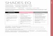 SHADES EQ - The Beauty Concept Shades EQ shades can be diluted with a clear shade to lessen or lighten