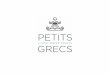 The inspiration - Petits Grecs · Melomakarona The first compound of the word [meli] means honey in Greek. It is not by chance that melomakarona are considered the ultimate sweet