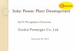 Solar Power Plant Development - tesia-thailand.com · Solar Power Plant Development By Mr. Phongsakorn Damnoen Gunkul Powergen Co., Ltd. November 04 , 2010. 1. VSPP Privilege VSPP