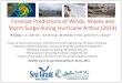 Forecast Predictions of Winds, Waves and Storm Surge ... · Forecast Predictions of Winds, Waves and Storm Surge during Hurricane Arthur (2014) R Cyriac1, JC Dietrich1, JG Fleming2,