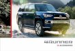 ‘16 ACCESSORIES - Amazon S3 · 4RUNNER 2016 | EXTERIOR - 5 ALLOY WHEEL LOCKS Your wheels and tires can handle tough terrain. Make them tougher to poach with these triple-nickel