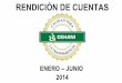 RENDICIÓN DE CUENTAS - CEHANI · 2018-11-28 · mes de junio del año 2014. Seguidamente se encuentran las CUENTAS POR PAGAR. En general se observa que la entidad cuenta con una