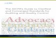 The AICPA’s Guide to Clarified and Converged Standards for ......using a drafting convention called the clarity format. This new format is clear, consistent, and easy to understand