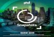 SXSW 2019 SXSW 2019 Highlights from the intersection of technology and creative ideas 2 3 A snapshot of SXSW South by Southwest (SXSW), the annual celebration of film, interactive