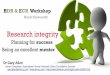 HDR & ECR Workshop - Bond University ECR .pdf · Ethical Review and Conduct. Data and Records. Publication Ethics and Authorship. Peer Review • Quality research • Core component