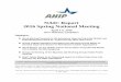 NAIC Report Spring 2016 - AHIP · NAIC Report . 2016 Spring National Meeting . April 1-6, 2016. ... Affordable Care Act (ACA), with a focus on ... presentation, but included other