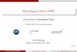 Monolingual data in NMT - WordPress.com › 2018 › 11 › monolingual.pdfMonolingual data in NMT Franck Burlot & François Yvon LIMSI, CNRS, Université Paris-Saclay NLP Meetup Paris,