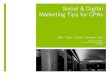 Social & Digital Marketing Tips for CPAs - Penheel...Social & Digital Marketing Tips for CPAs CRM • Twitter • LinkedIn • Pinterest • Video By Becky Livingston President, Penheel