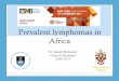 Prevalent lymphomas in Africa - OncologyPRO · High Grade B-cell Lymphomas • MYC gene rearranged in 5-15% DLBCL • When associated with BCL2 and BCL6 results in “double” or