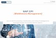 SAP CPI - Royal Cyber › wp-content › uploads › 2019 › 02 › SAP-CPI-eguide.pdfSAP CPI. Overview SAP Cloud Platform Integration making cloud integration simple and reliable