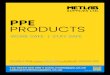 PPE PRODUCTS › ... › METLAB-PPE-Brochure.pdf · PPE PRODUCTS Contents PPE PRODUCTS WORK SAFE | STAY SAFE 1 Introduction1 Facemasks & Shields 2-3 Hand and Surface Hygiene 4-5 Alcohol