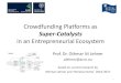 Crowdfunding Platforms as - Middlesex University · Three Recent Inquiries into CF •Crowdfunding Platforms as Super-Catalysts in an Entrepreneurial Ecosystem –Lehner & Harrer