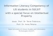 Information Literacy Competency of LIS students in SULSIT with …ecil2013.ilconf.org › ... › Todorova_Peteva_InformationLiteracyCompe… · Information Literacy Competency of