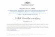 PICO Confirmation - Department of Health · Assessment Edits to PICO Confirmation, based on ratified PASC outcomes Document Approval Version Number Date Changed Author Reason for
