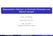 Nonparametric Inference on Stochastic Dominance …...Nonparametric Inference on Stochastic Dominance and Related Concepts Yoon-Jae Whang Seoul National University Feb. 20, 2017 Yale