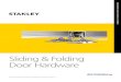 Sliding & Folding Door Hardware€¦ · 4 Sliding & Folding Door Hardware Description Set No. Case Qty. Case Weight EDP Number 2 Door 24” opening BF30-00-24 6 sets 9 lbs 40 2022