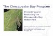 The Chesapeake Bay Program - University of Florida › NCER2011... · Chesapeake Bay Foundation Settlement Agreement with EPA –May 10, 2010 Executive Order Strategy –May 12, 2010