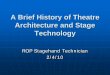 A Brief History of Theatre Architecture and Stage Technology€¦ · A Brief History of Theatre Architecture and Stage Technology ... understand why and how the functional design